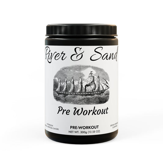 RIVER & SAND: Pre-Workout Supplement, Watermelon (300g, 10.58oz)