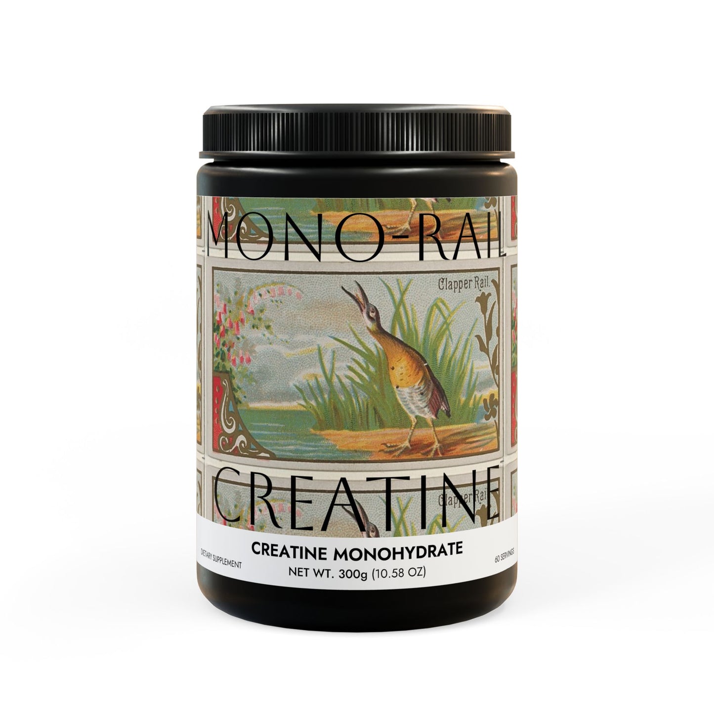 MONORAIL: Creatine Monohydrate Supplement (300g, 10.58oz)